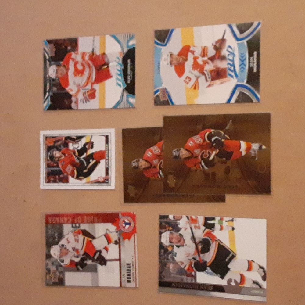 Sean Monahan Calgary Flames NHL Hockey Trading Cards & Sticker X 11 - Picture 3 of 16